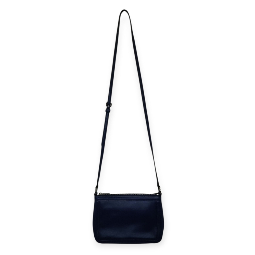 Lauren Ralph Lauren Purple Shoulder Zipped Pockets Adjustable Strap Bag Purse - Picture 6 of 13